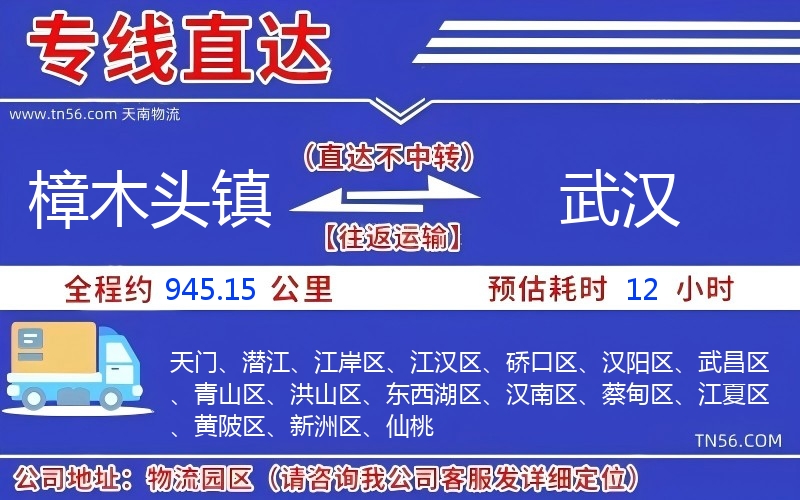 樟木頭鎮(zhèn)到武漢物流公司 樟木頭鎮(zhèn)到武漢物流公司